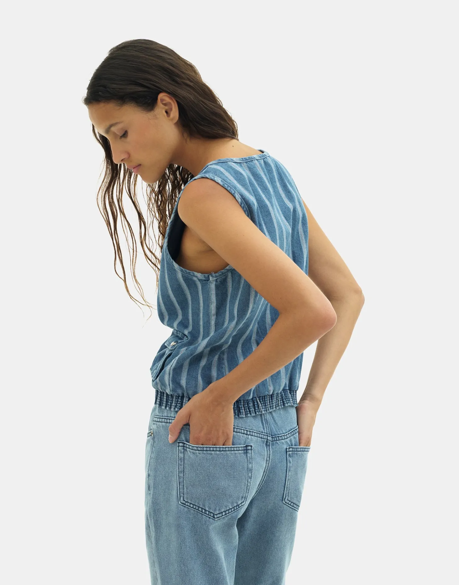 Chaleco Denim Neve