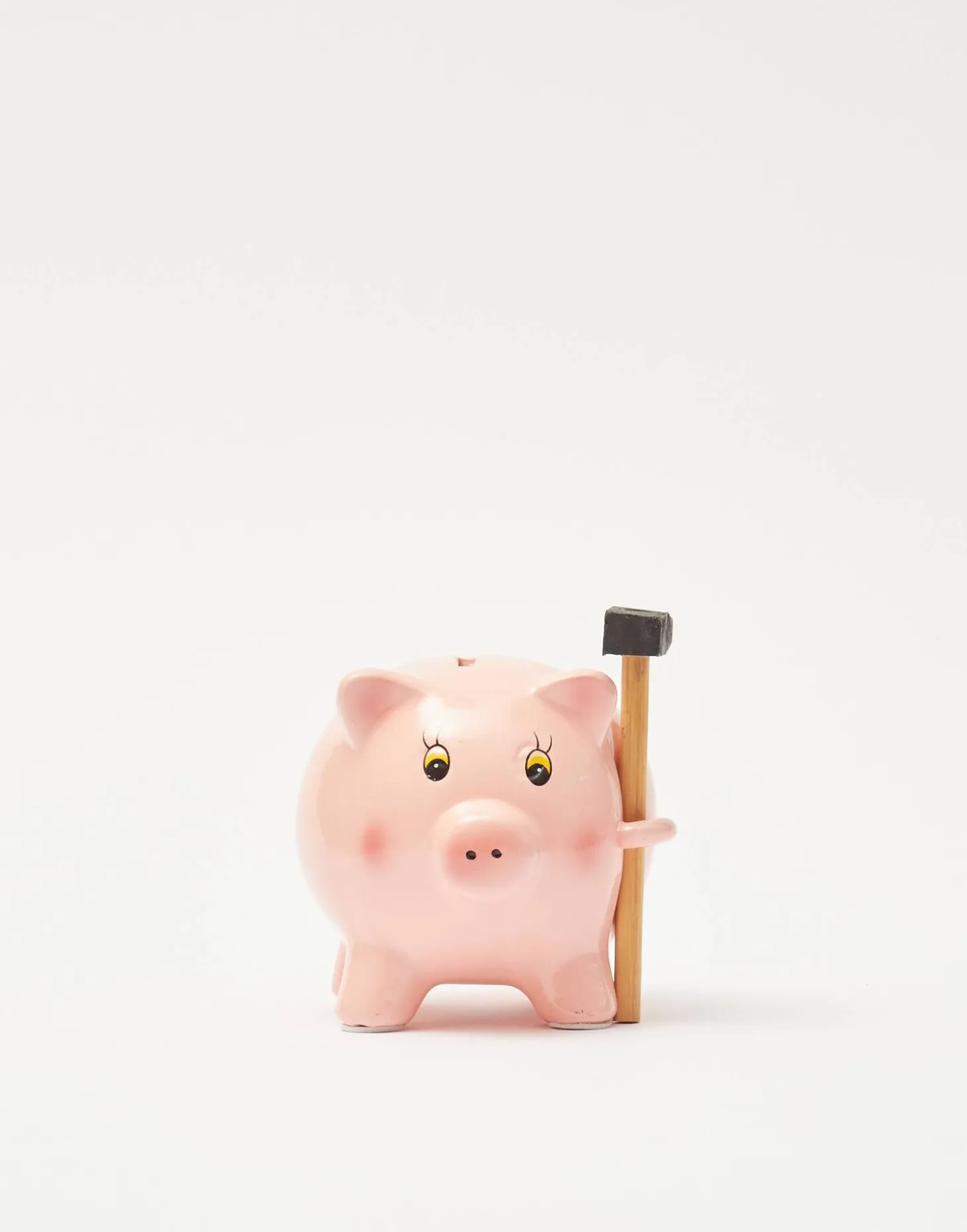 Hucha Cerdito Con Martillo