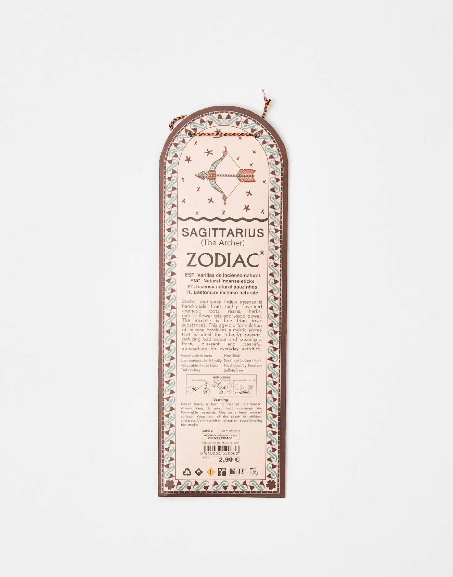 Incienso Zodiaco 25gr
