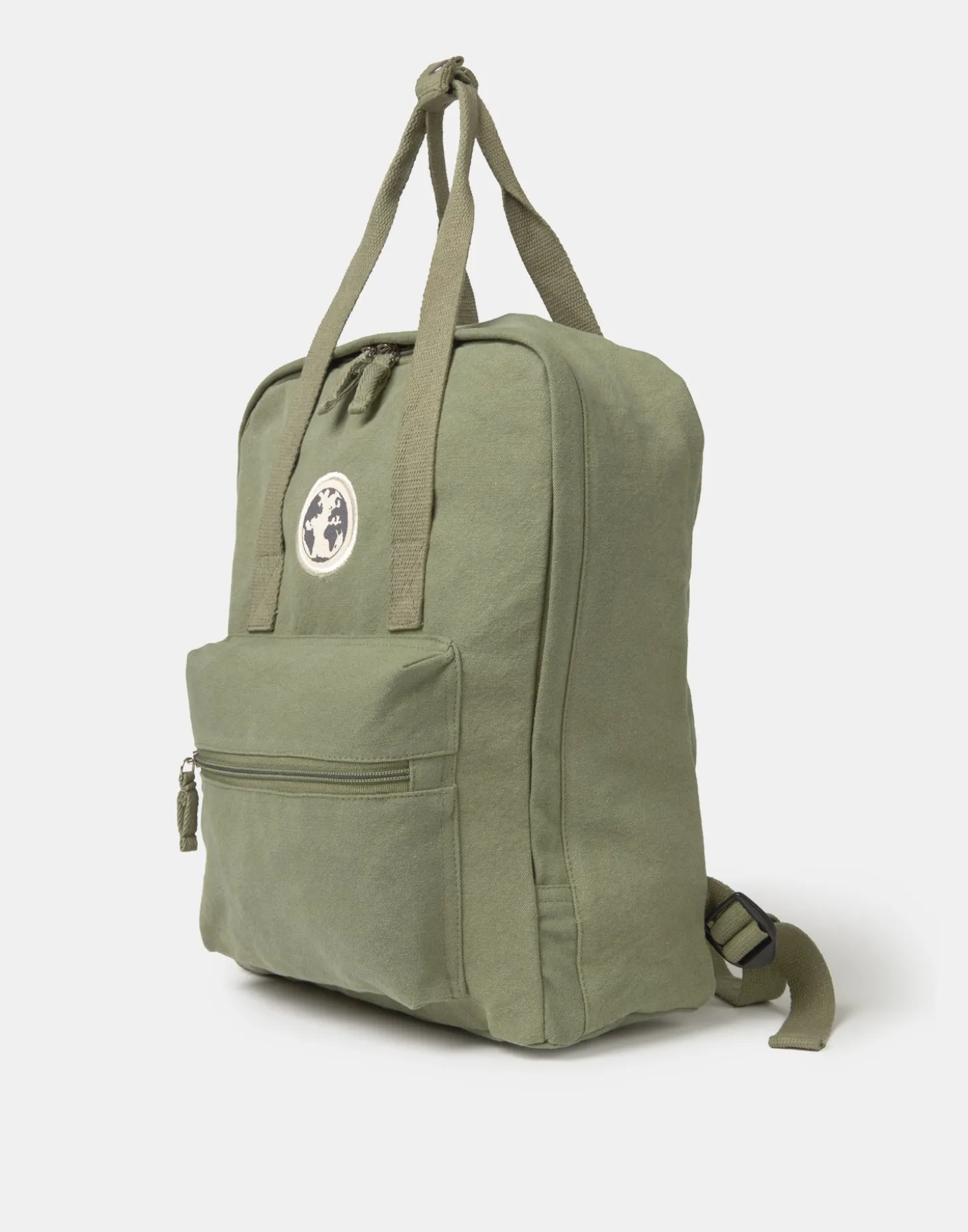 Mochila Cuadrada Canvas Lavado