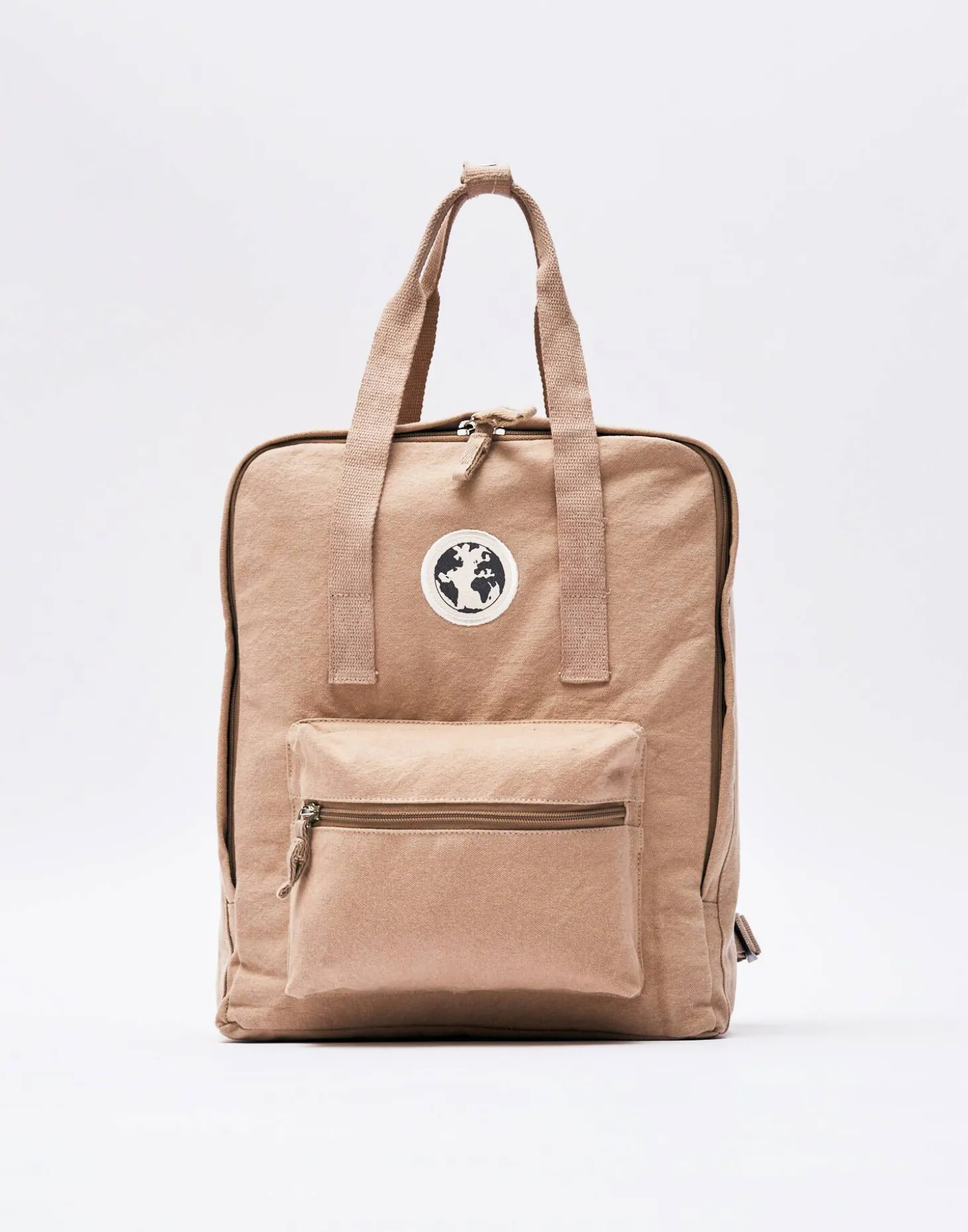 Mochila Cuadrada Canvas Lavado