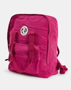 Mochila Cuadrada Canvas Lavado