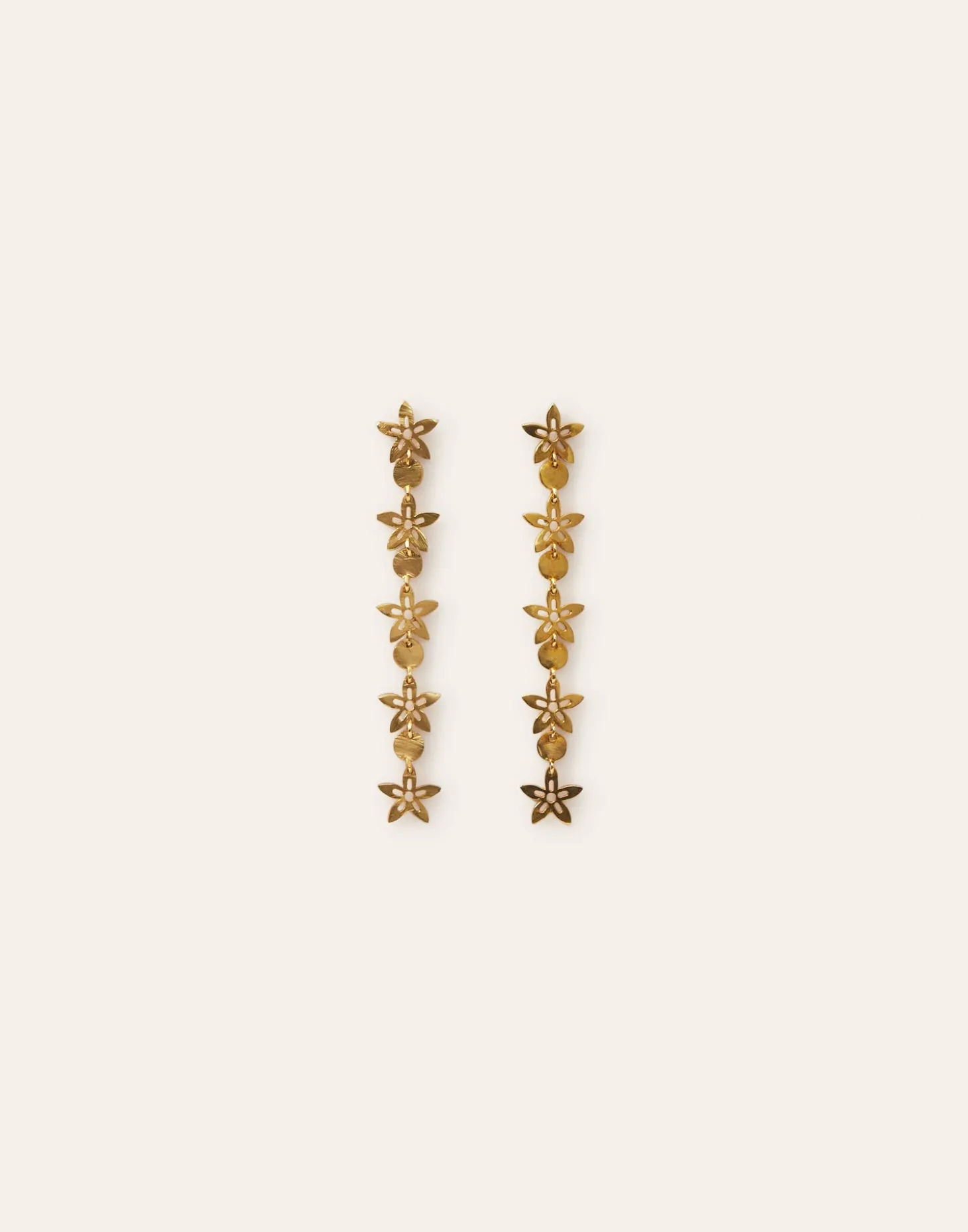 Pendientes Largos Flor