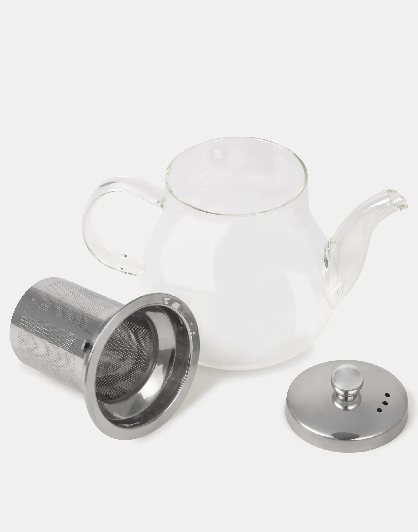 Set Tetera Cristal Con 4 Tazas