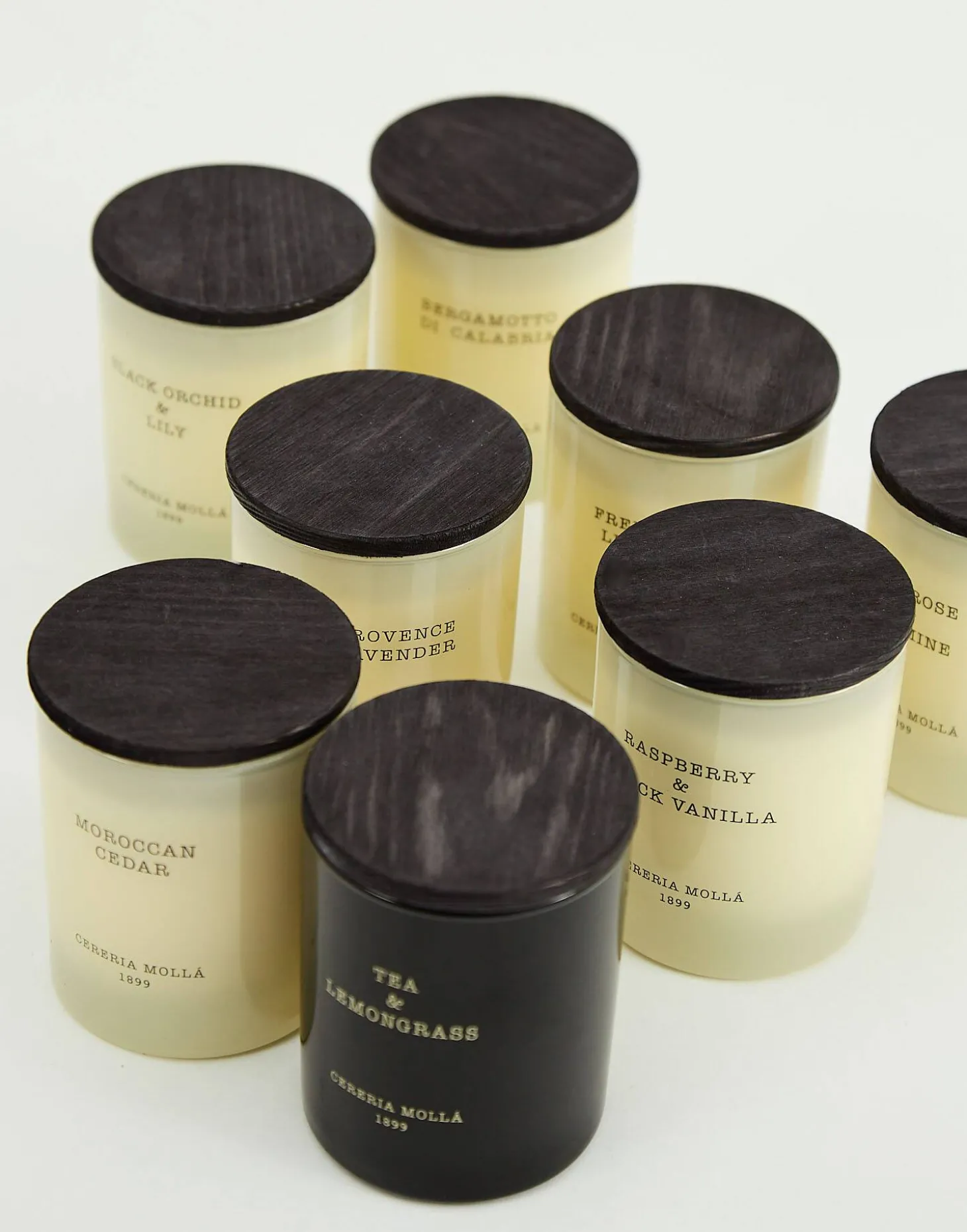 Vela Vaso Premium Con Tapa Cerería Mollá